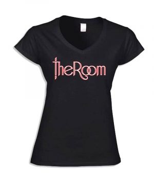 T-shirt Ladies V-Neck – ‘The Room’ Logo